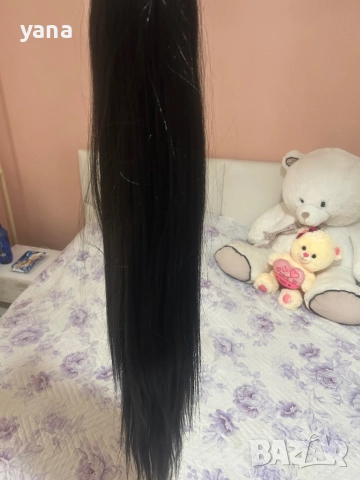 Естествена опашка -200 гр 70 см, снимка 3 - Аксесоари за коса - 52787749