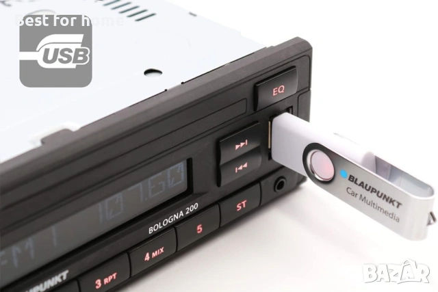 Blaupunkt Bologna 200 Черен 1-DIN, снимка 5 - Други - 53760885
