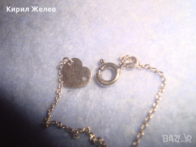 СРЕБЪРНО СЪРЧИЦЕ с НЕЖНА СРЕБЪРНА ВЕРИЖКА СРЕБРО 925 УКРАШЕНИЕ БИЖУ 25641, снимка 7 - Други - 35897641