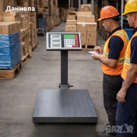 Сгъваем кантар до 1000кг - рифелова платформа