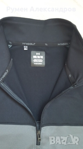 Сиво спортно горнище анцуг Under Armour Storm р-р M ( 46 - 48), снимка 5 - Спортни дрехи, екипи - 51651376