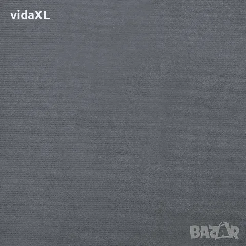 vidaXL Кучешко легло тъмносиво 70x45x30 см кадифе, снимка 6 - За кучета - 56146332