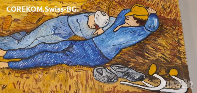  Van gogh ,Винсент  Ван Гог replica,реплика масло и акрил , снимка 8 - Картини - 41143637