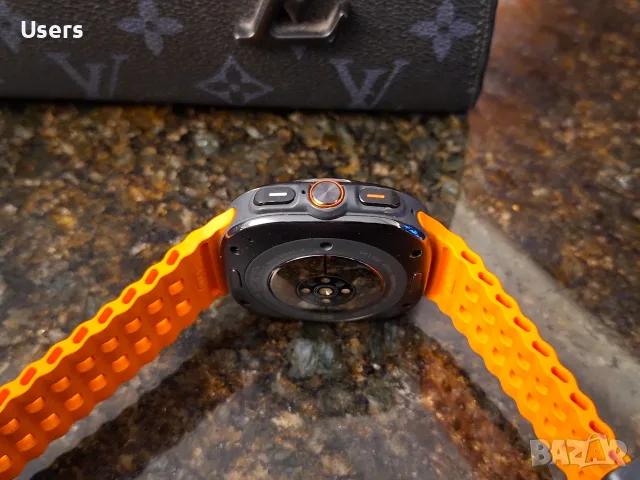 Samsung Galaxy Watch Ultra (2025), 47mm, LTE, Titanium Gray + Orange Band Безжични КАТО НОВ УНИКАЛЕ, снимка 4 - Смарт часовници - 56153332