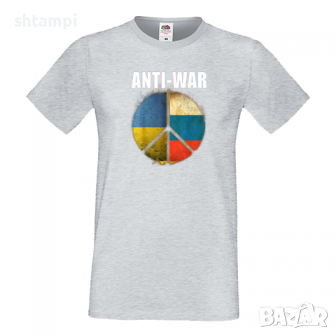 Мъжка тениска ANTI WAR,Украйна, снимка 6 - Тениски - 36115210