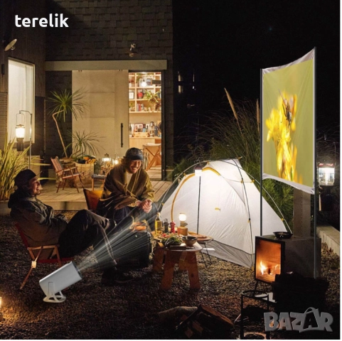 Нов S40Max 450 Смарт проектор и игрова конзола с 35 000 вградени игри 4K, Android 11