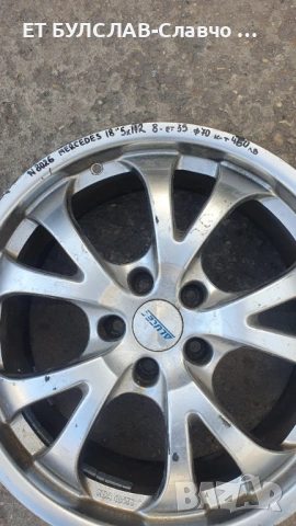 Джанти за Mercedes 18 цола-№8026, снимка 2 - Гуми и джанти - 53354943