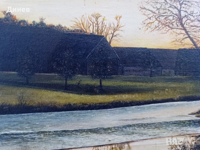 Пейзаж маслени бои върху платно, снимка 9 - Картини - 52145399