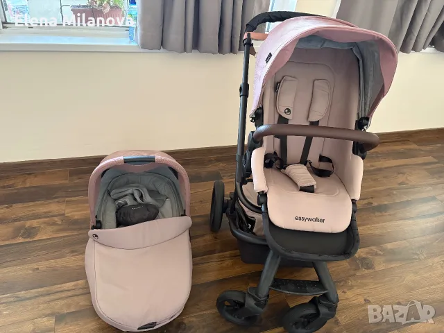 Easywalked Harvey 2 в 1 desert pink , снимка 3 - За бебешки колички - 55756512