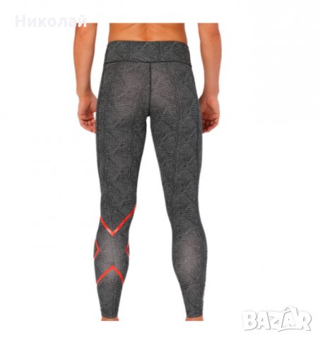 2XU Mid-Rise Print Compression Women's Tights UPF50+ sun protection, снимка 13 - Клинове - 33898551