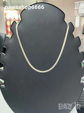 Сребърно колие 925 проба , 5,90 грама, снимка 3 - Колиета, медальони, синджири - 53646866