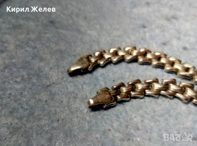 СТИЛНА СРЕБЪРНА ГРИВНА СРЕБРО 925 РЯДКА ВИНТИДЖ АРТ ПЛЕТКА БИЖУТЕРСКА РАБОТА 47587, снимка 10 - Гривни - 49149505