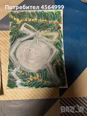 Коледни картички, снимка 3 - Декорация за дома - 52751771