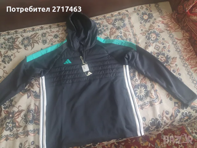 Изгодно горнище ADIDAS ново, снимка 3 - Спортни дрехи, екипи - 56065165