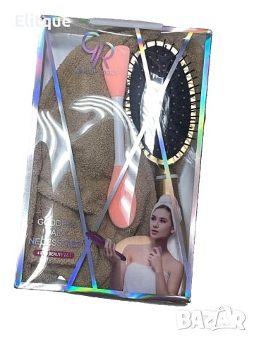 Комплект за красота четка за коса, гъба, кърпа за коса + четка за баня, снимка 5 - Други - 52895656