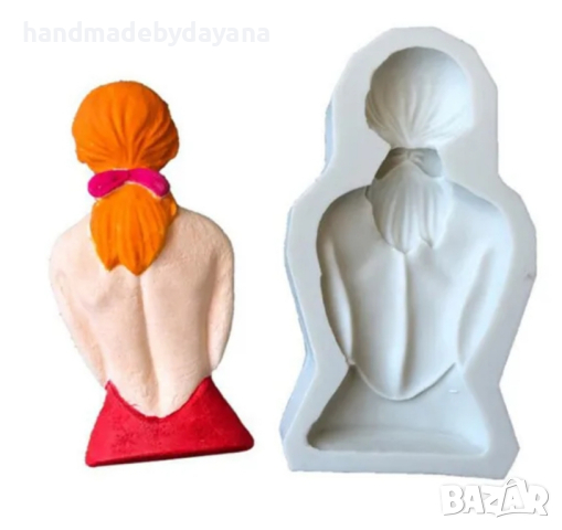 силиконов молд момиче, снимка 1