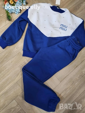 дамски екип miu черно и синьо, снимка 2 - Спортни екипи - 51934476