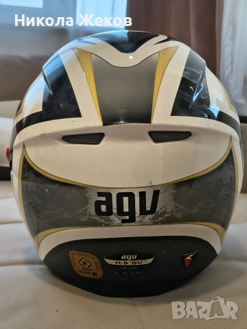 Каска AGV K3 SV XS, снимка 4 - Аксесоари и консумативи - 53870077