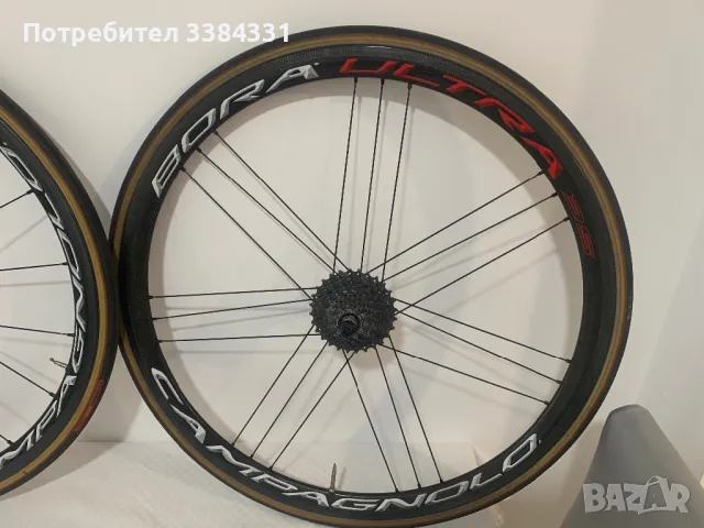 Карбонови капли Campagnolo Bora Ultra 35mm клинчер, снимка 6 - Велосипеди - 49321059