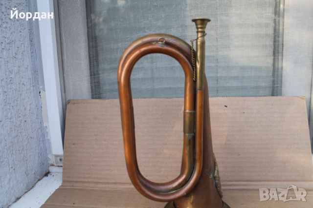 Стара ловна/бойна тръба , снимка 6 - Антикварни и старинни предмети - 52392601