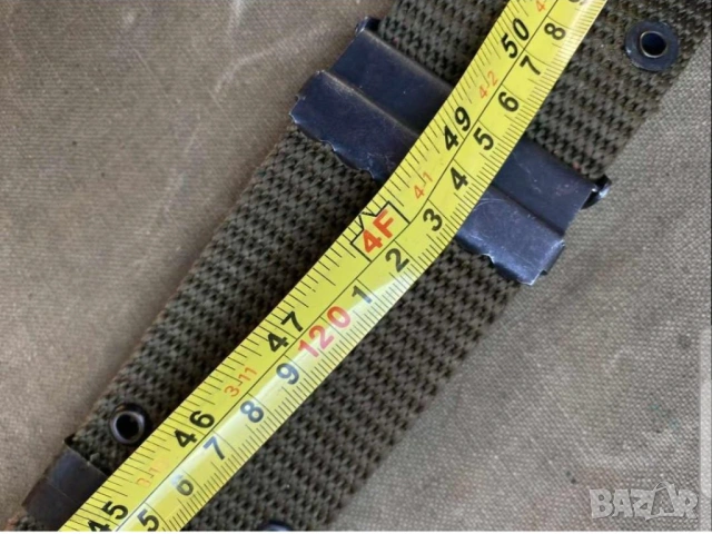 американски военен колан (pistol belt / equipment belt) от периода на Втората световна война., снимка 3 - Антикварни и старинни предмети - 53608799