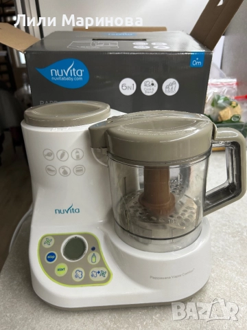 Робот за пюрета Nuvita 1966 Pappasana Vapor Combo 2 за приготвяне на храна на пара
