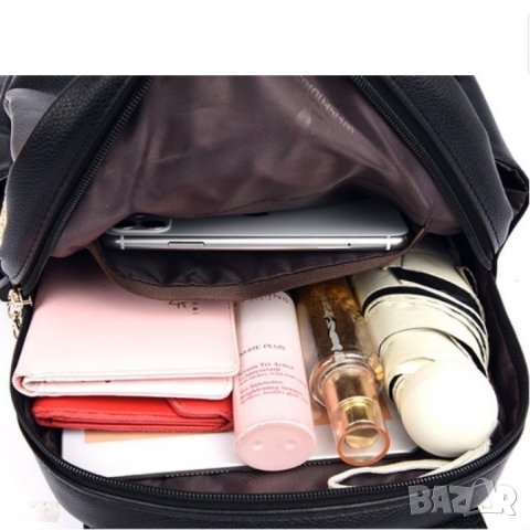 Дамска раница Hera Black, снимка 7 - Раници - 41478973