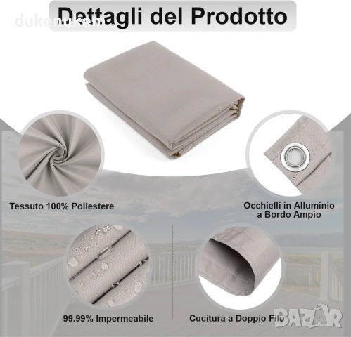Балконска предпазна преграда, параван за уединение 80х1000 см, снимка 3 - Други - 53382063