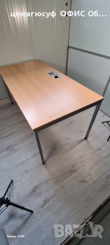 K,N  офис бюро с алуминиум захранване на Интернет кабел внос от германия , снимка 2 - Бюра - 42713541