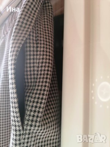 Дамски пепитен фин вълнен панталон, снимка 3 - Панталони - 41472013