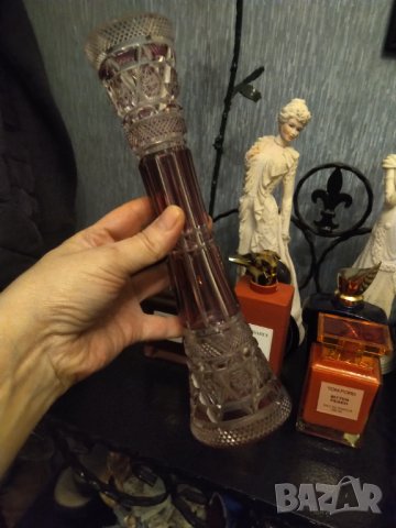 АРТ ДЕКО изумителна кристална ваза , снимка 2 - Декорация за дома - 42735836