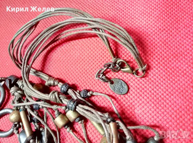 ФЛОРАЛНА ВИНТИДЖ АРТ СТИЛ ОГЪРЛИЦА ХЕНД МЕЙД УКРАШЕНИЕ МАРКОВА 47352, снимка 7 - Колиета, медальони, синджири - 47284528