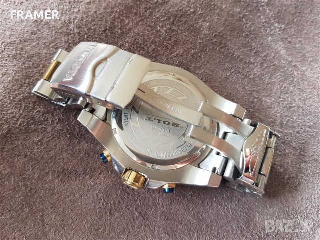 Мъжки часовник Invicta Bolt 52мм Оригинален Спортен Елегантен Нов, снимка 15 - Мъжки - 40867162