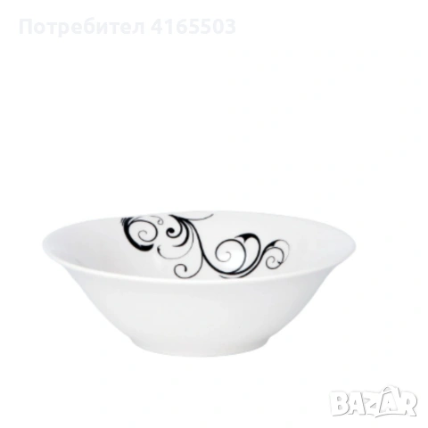 Комплект чинии 24 части с елегантен винтидж дизайн – Възвишен стил за всяка трапеза, снимка 4 - Чинии - 53299847