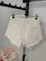 Къси дънки с висока талия, размер XS, снимка 7