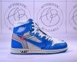 Nike Air Jordan 1 Off-White University Blue, снимка 2