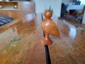 Стара дървена фигурка,пиле #2, снимка 1 - Други ценни предмети - 40218371