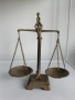 Vintage, бронзова, златарска, аптекарска везна. , снимка 1