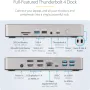 StarTech.com Thunderbolt 4 Мултидисплейна докинг станция,2x HDMI/2x DP, снимка 3