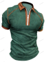Мъжка поло риза с цип и ревер с къс ръкав, 6цвята , снимка 7