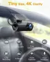 Видеорегистратор GKU D200 Dash Cam, 4K предна камера за кола, 170° широкоъгълна мини камера за управ, снимка 6