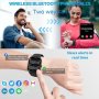 Нов Мултифункционален Smart Watch Смарт часовник 1.85 инча Водоустойчив Android iOS , снимка 5