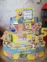 Картонена торта  Спондж Боб Sponge Bob, снимка 10