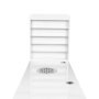 Маса за маникюр с прахоуловител и мострен LED изложител за лакове 310 бяло 118 х 48 х 80 / 136 см - , снимка 4