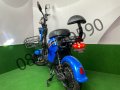 Eлектрически скутер - колело с двойна седалка – велосипед EGV X3 -2021, снимка 11