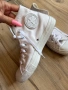 Оригинални кожени високи бели кецове Converse! 39 н, снимка 1