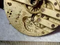 МЕХАНИЗЪМ от РЯДЪК СТАР ШВЕЙЦАРСКИ ДЖОБЕН ЧАСОВНИК с ПОРЦЕЛАНОВ РИМСКИ ЦИФЕРБЛАТ 49651, снимка 4