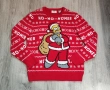 Homer Simpson L size Коледен пуловер The Simpsons , снимка 1