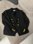 Елегантно дамско черно сако H&M, снимка 1 - Сака - 44765648