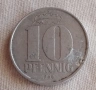 10 Pfennig 1968 Германска демократична република!, снимка 2